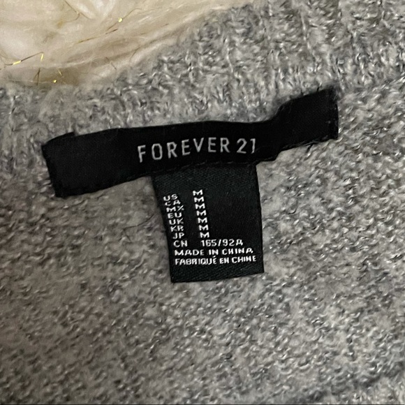 Forever 21 gray sweater - Picture 3 of 4